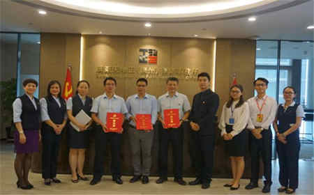 我所与建行番禺支行信贷管理部、建行番禺丽江支行进行党建共建